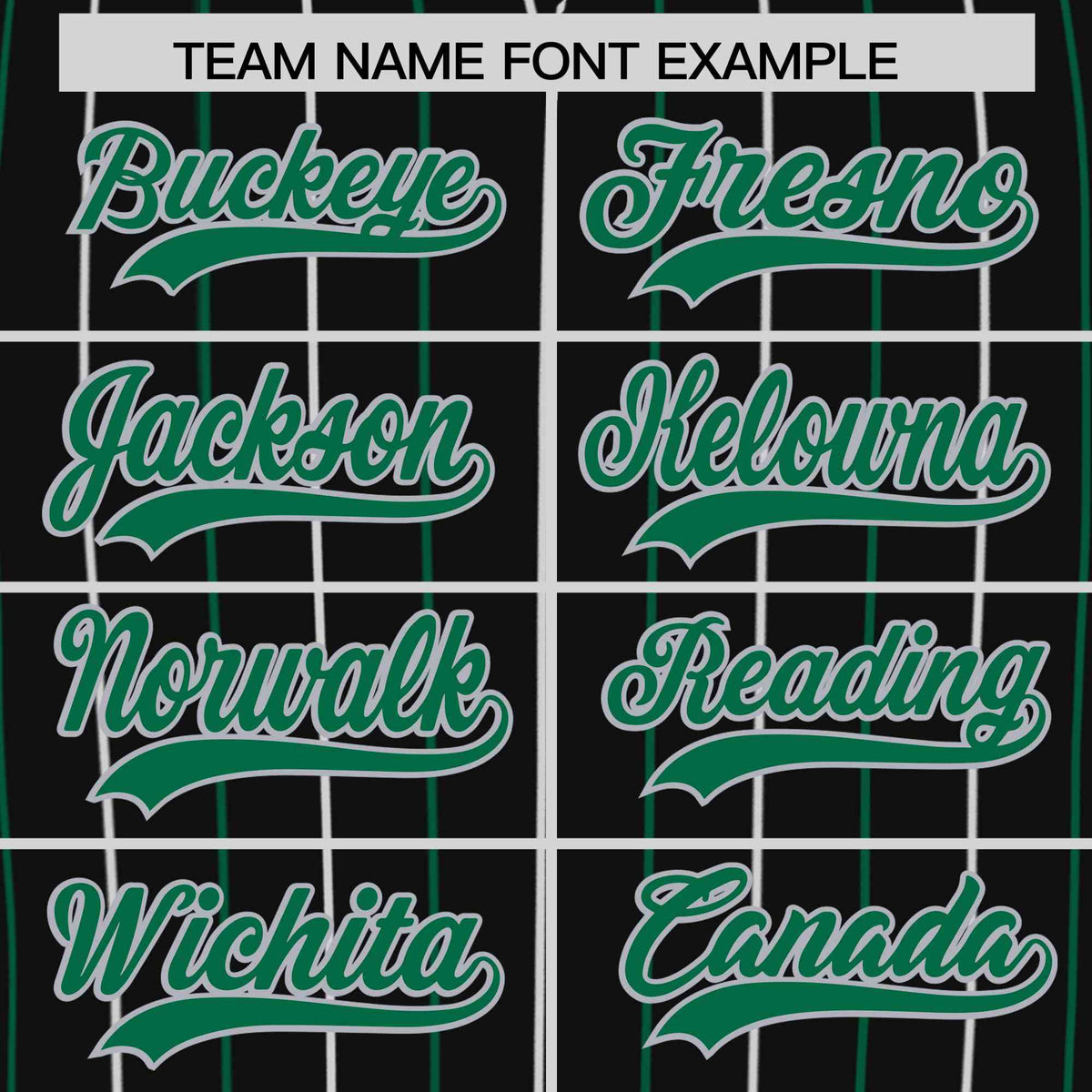 Custom Black Kelly Green and Gray Bi-Color Stripes Fashion Authentic Baseball Jersey