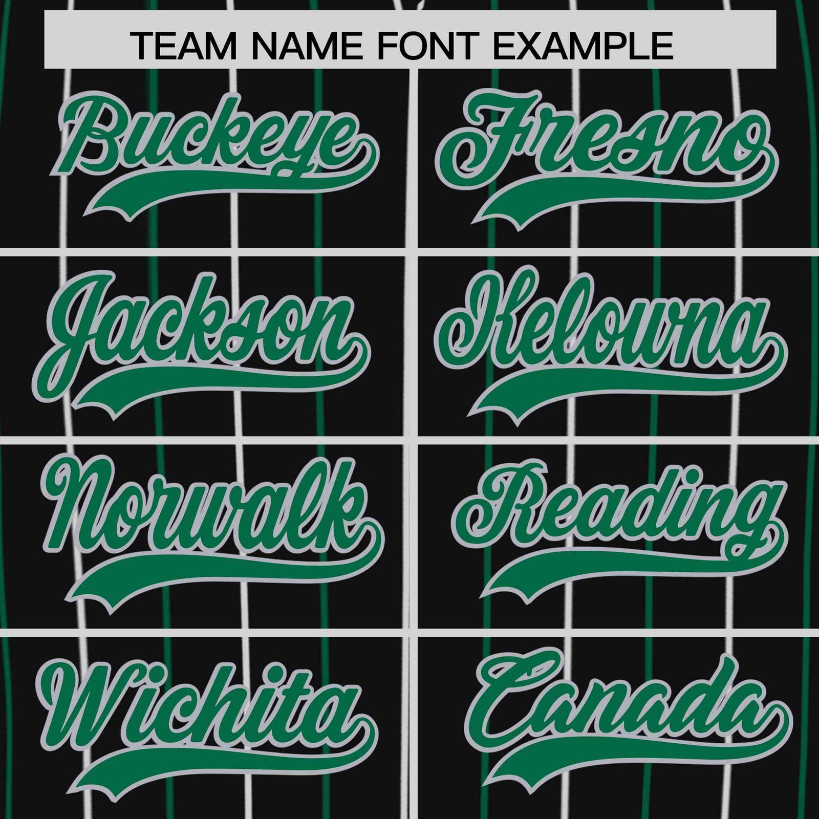 Custom Black Kelly Green and Gray Bi-Color Stripes Fashion Authentic Baseball Jersey