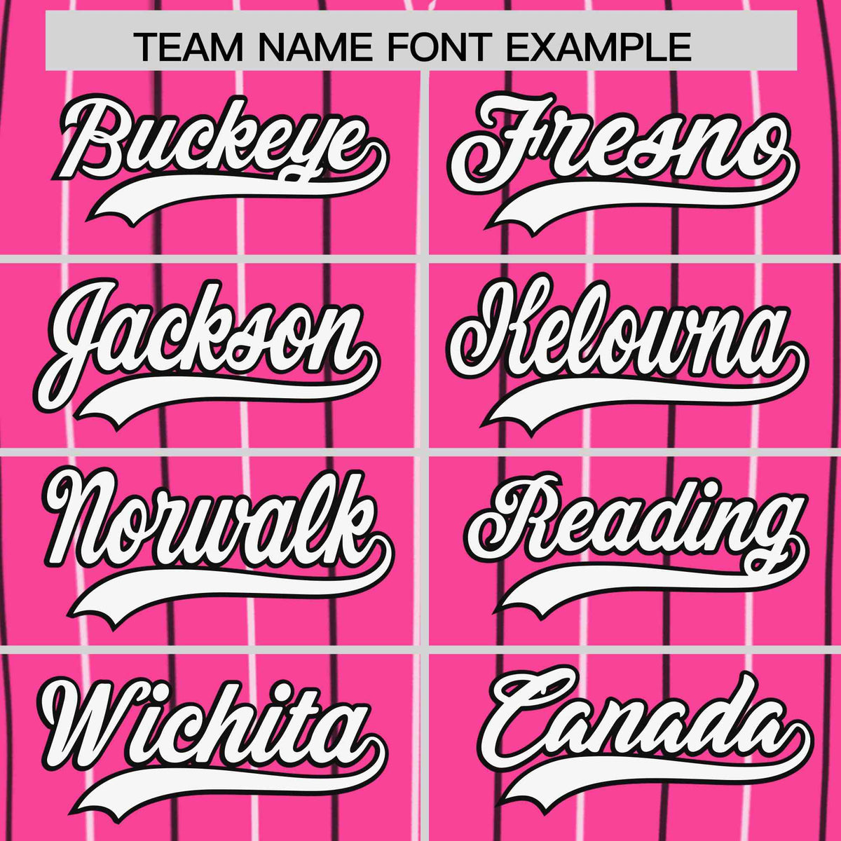 Custom Pink White and Black Bi-Color Stripes Fashion Authentic Baseball Jersey