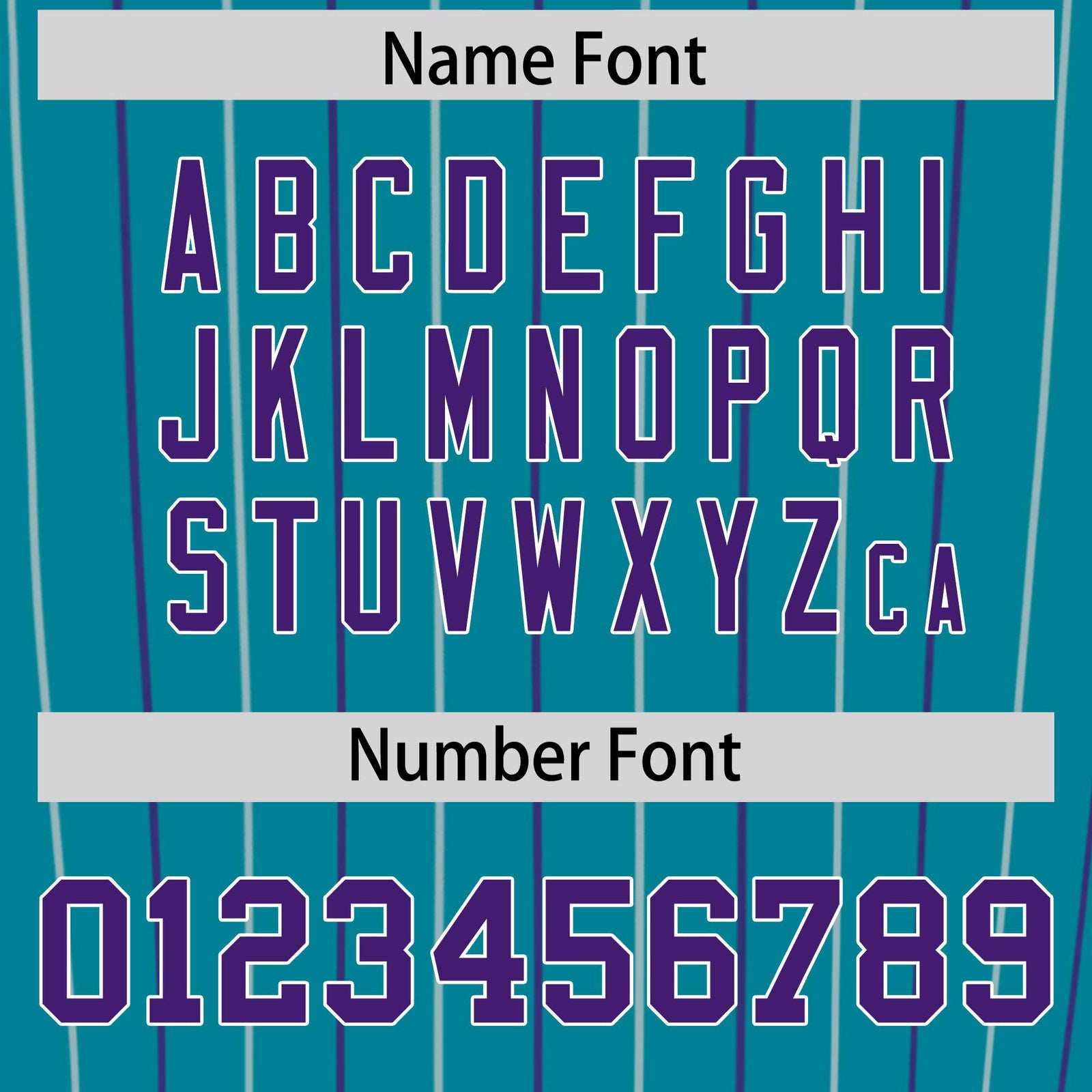 Custom Teal White and Purple Bi-Color Stripes Fashion Authentic Baseball Jersey