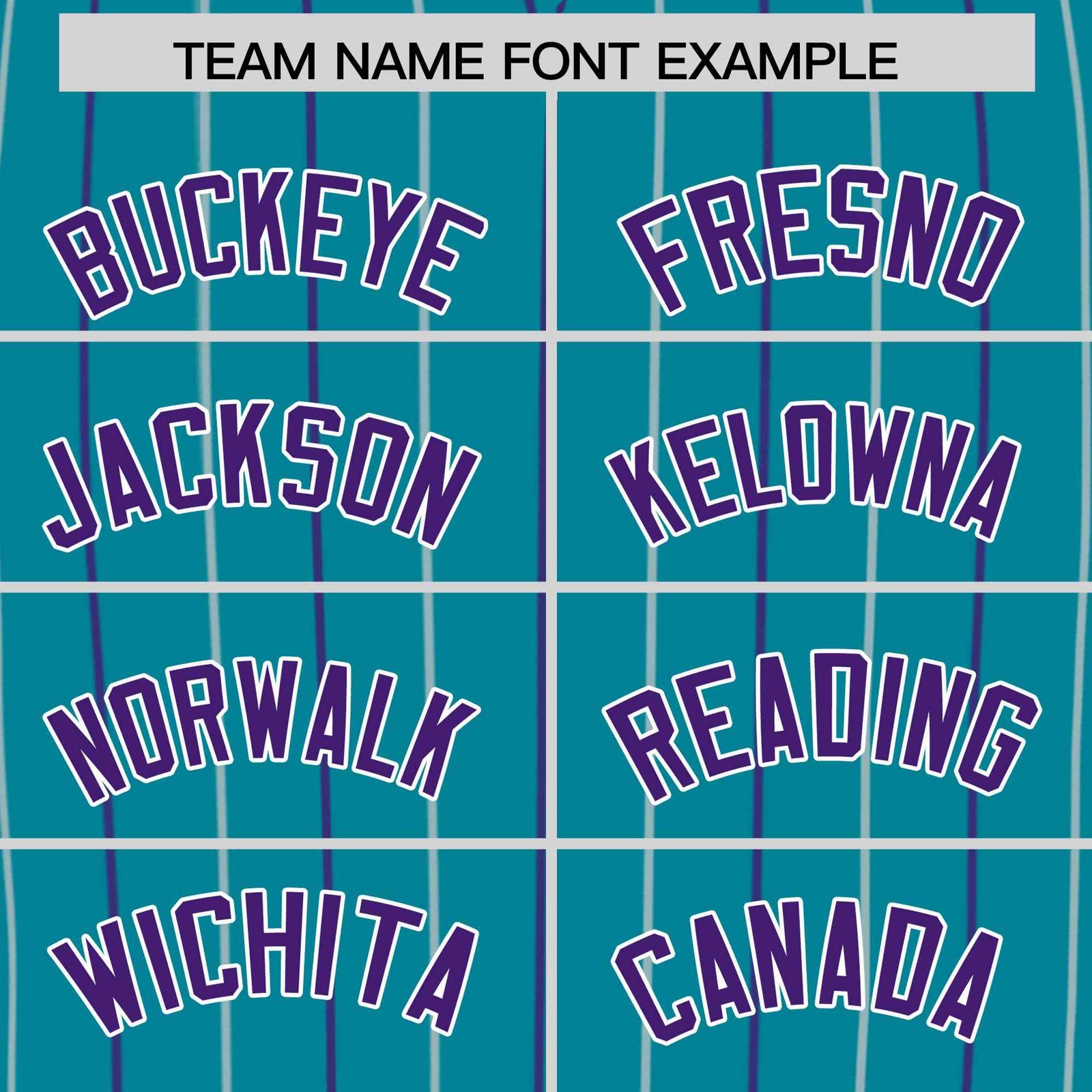 Custom Teal White and Purple Bi-Color Stripes Fashion Authentic Baseball Jersey