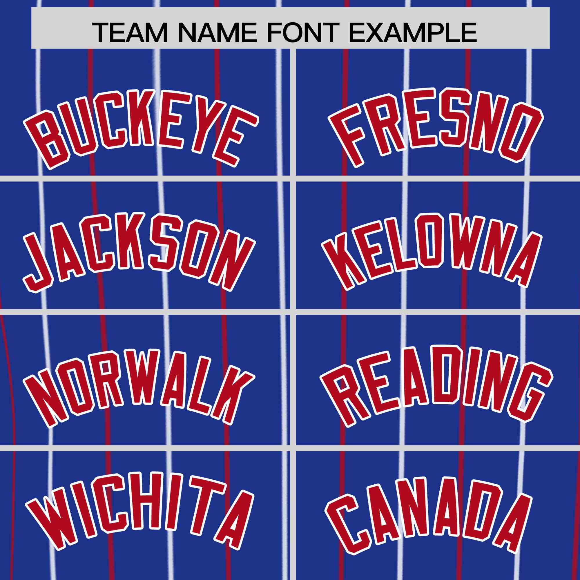 Custom Royal Red and White Bi-Color Stripes Fashion Authentic Baseball Jersey