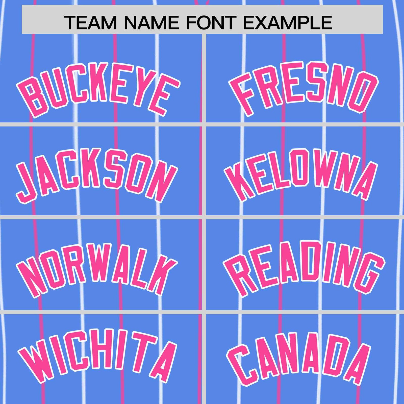 Custom Powder Blue Pink and White Bi-Color Stripes Fashion Authentic Baseball Jersey