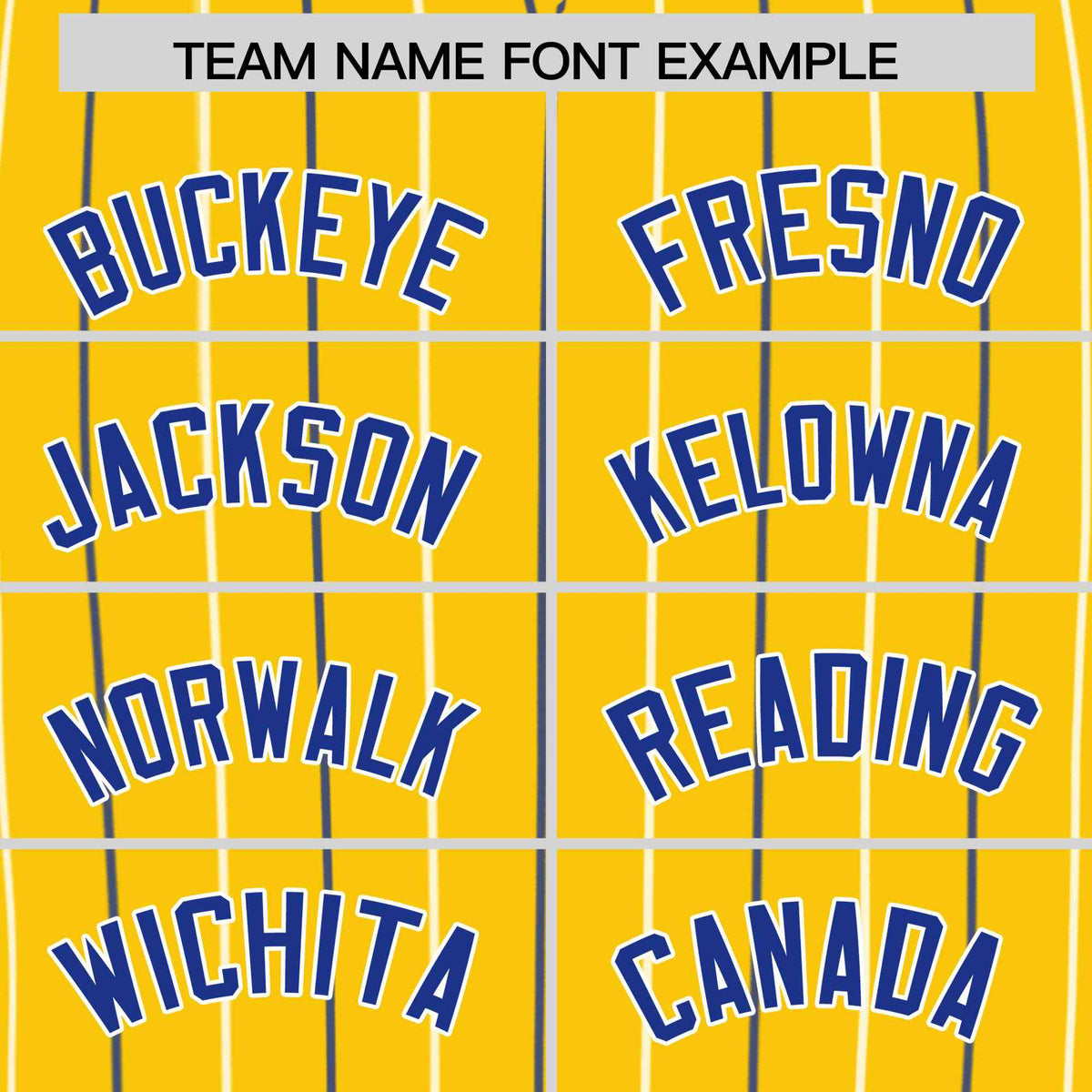 Custom Gold Royal and White Bi-Color Stripes Fashion Authentic Baseball Jersey