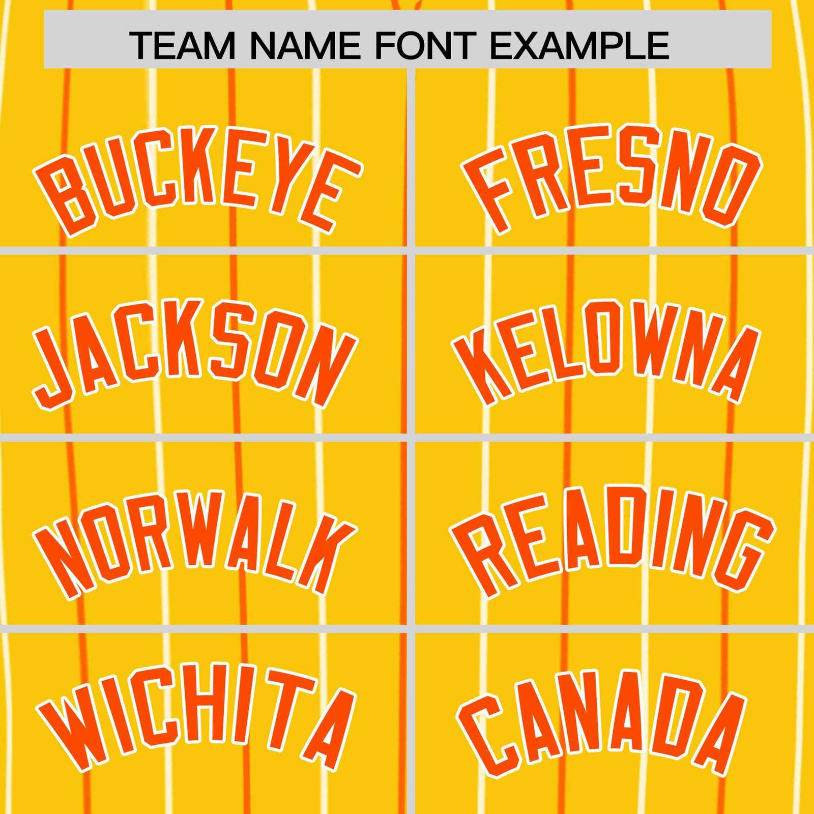 Custom Gold Orange and White Bi-Color Stripes Fashion Authentic Baseball Jersey