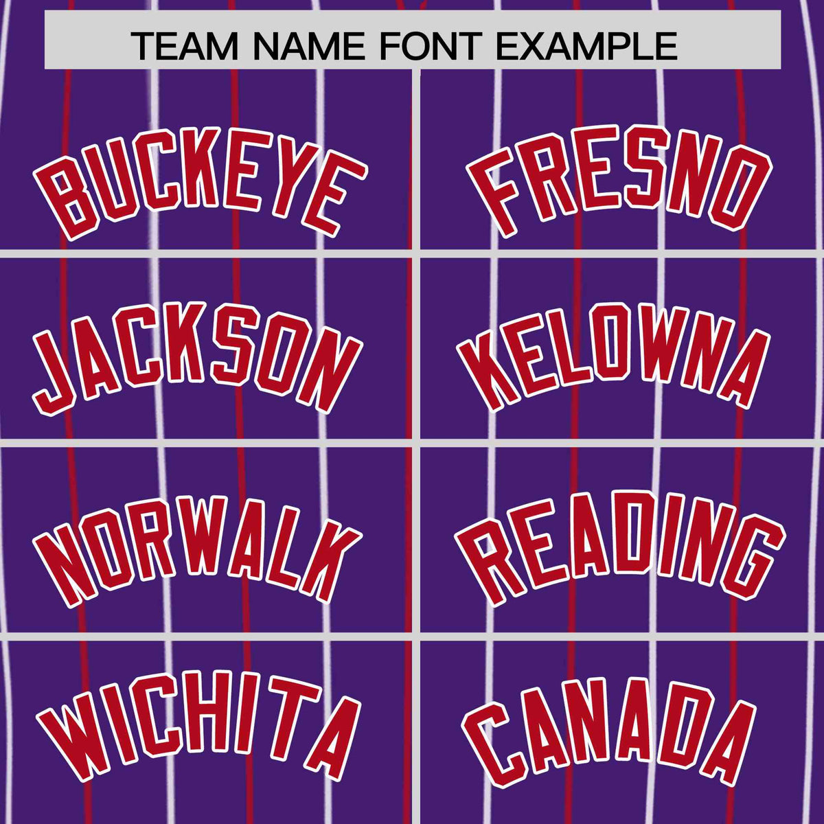 Custom Purple Red and White Bi-Color Stripes Fashion Authentic Baseball Jersey