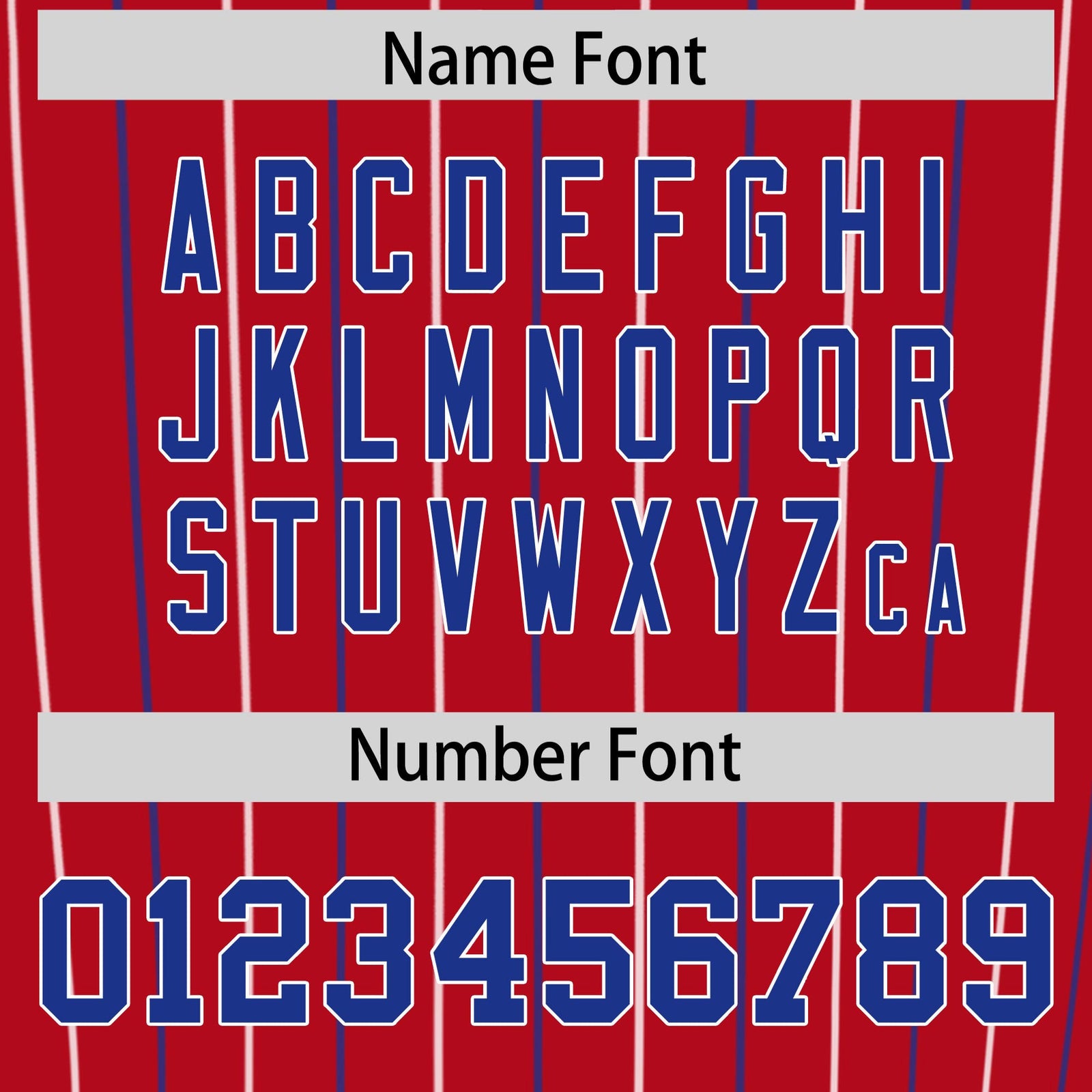 Custom Red Royal and White Bi-Color Stripes Fashion Authentic Baseball Jersey