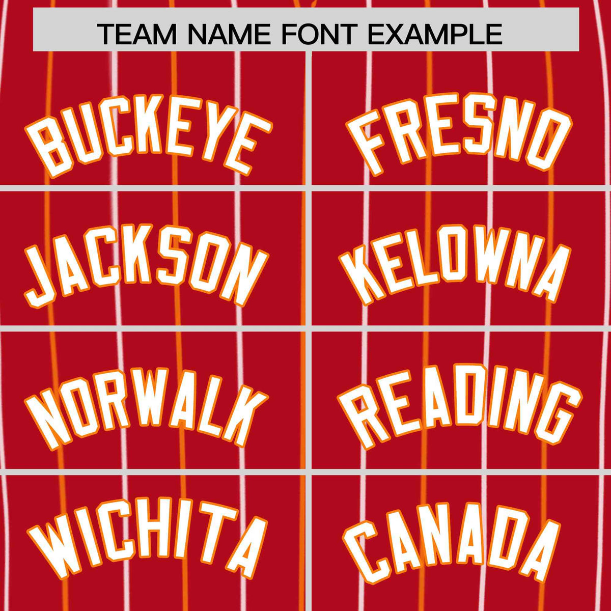 Custom Red White and Orange Bi-Color Stripes Fashion Authentic Baseball Jersey