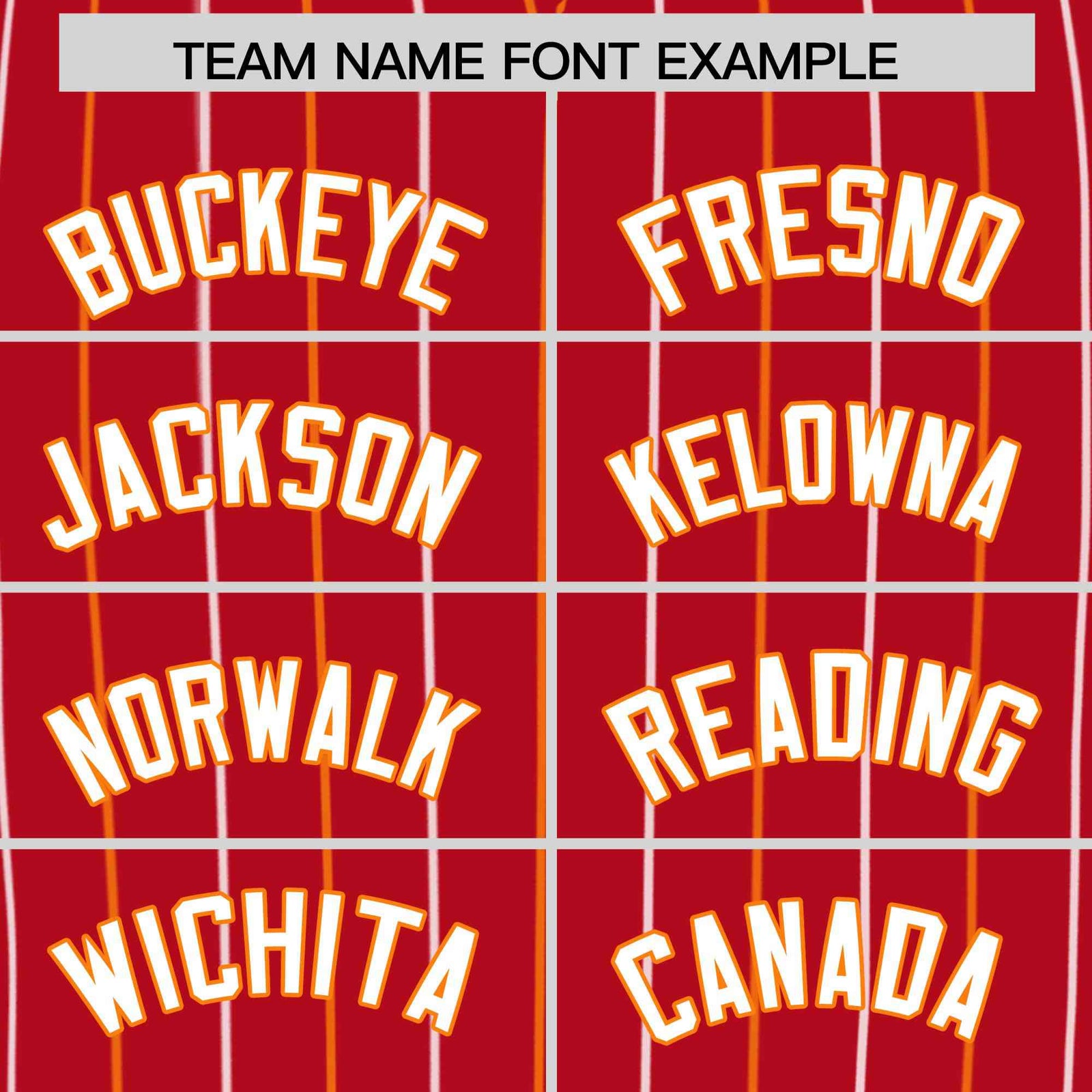 Custom Red White and Orange Bi-Color Stripes Fashion Authentic Baseball Jersey