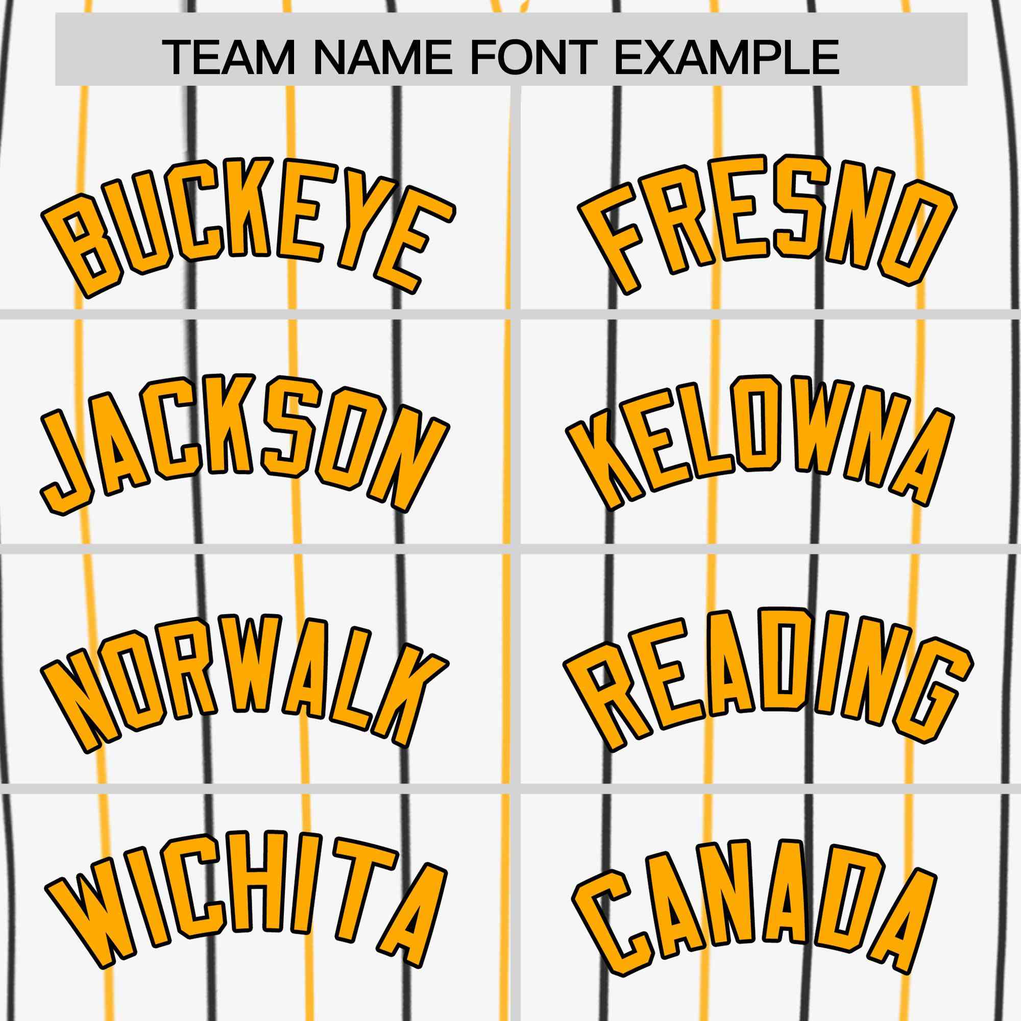 Custom White Yellow and Black Bi-Color Stripes Fashion Authentic Baseball Jersey