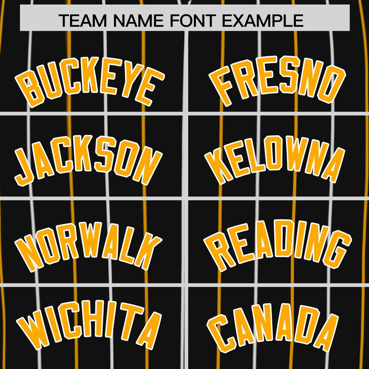 Custom Black White and Yellow Bi-Color Stripes Fashion Authentic Baseball Jersey