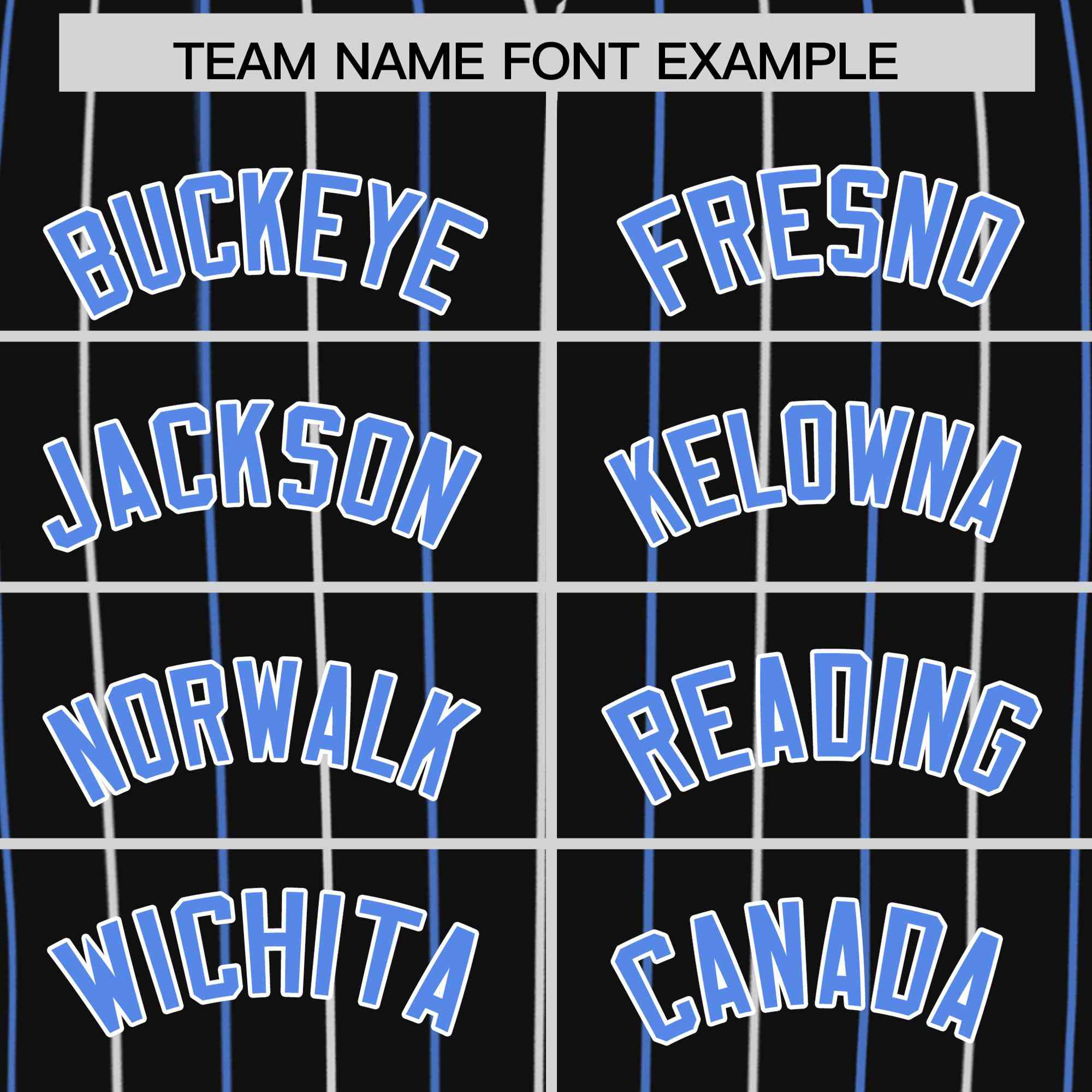 Custom Black Powder Blue and White Bi-Color Stripes Fashion Authentic Baseball Jersey