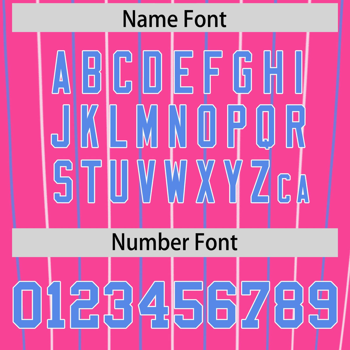 Custom Pink White and Powder Blue Bi-Color Stripes Fashion Authentic Baseball Jersey