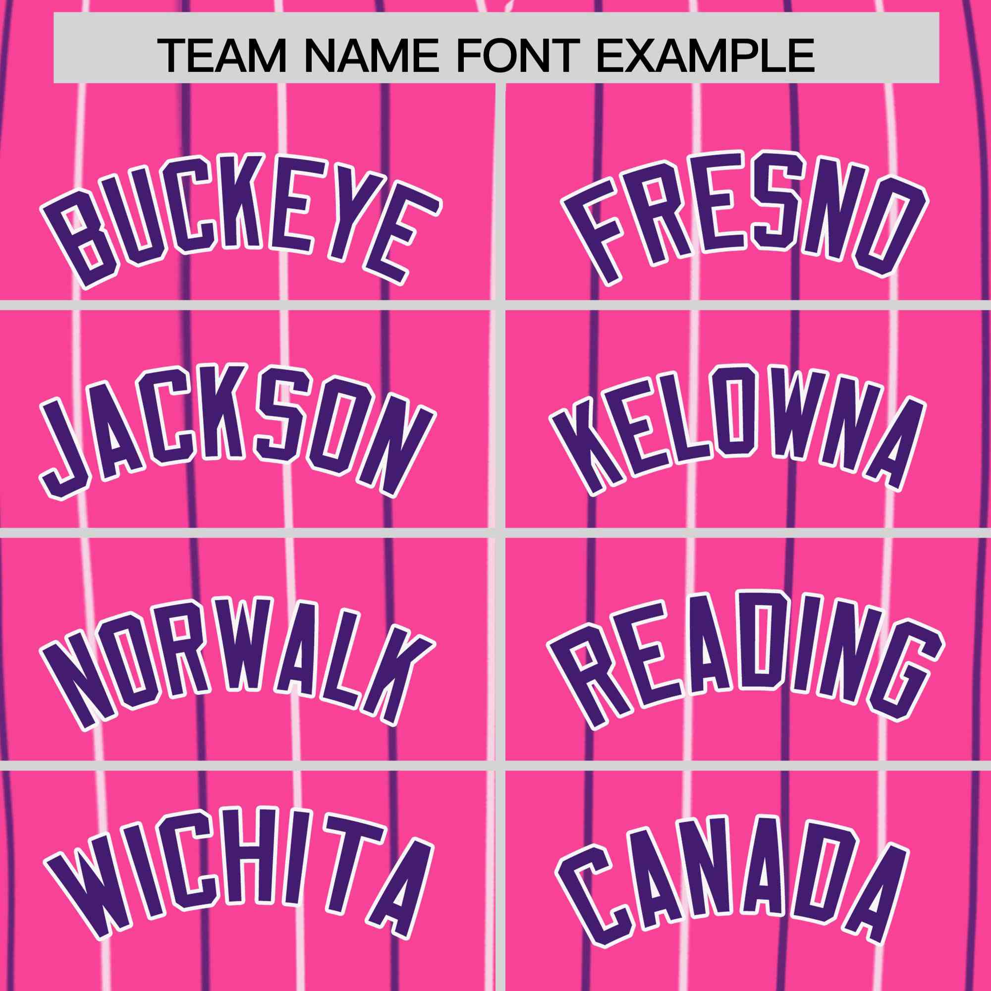 Custom Pink White and Purple Bi-Color Stripes Fashion Authentic Baseball Jersey