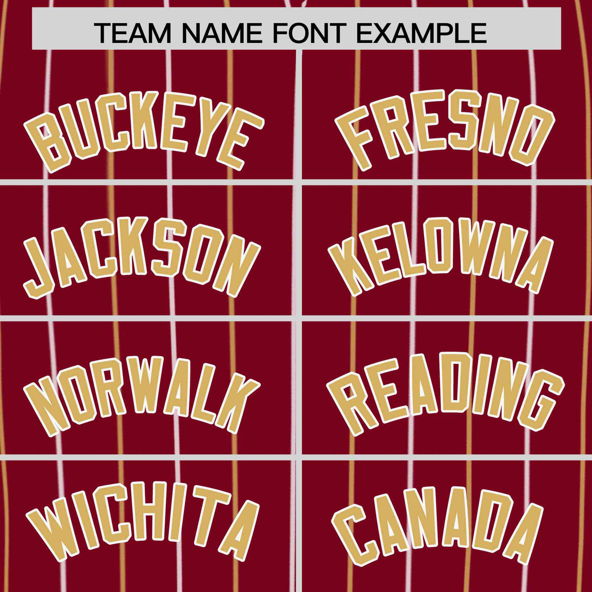 Custom Crimson Old Gold and White Bi-Color Stripes Fashion Authentic Baseball Jersey