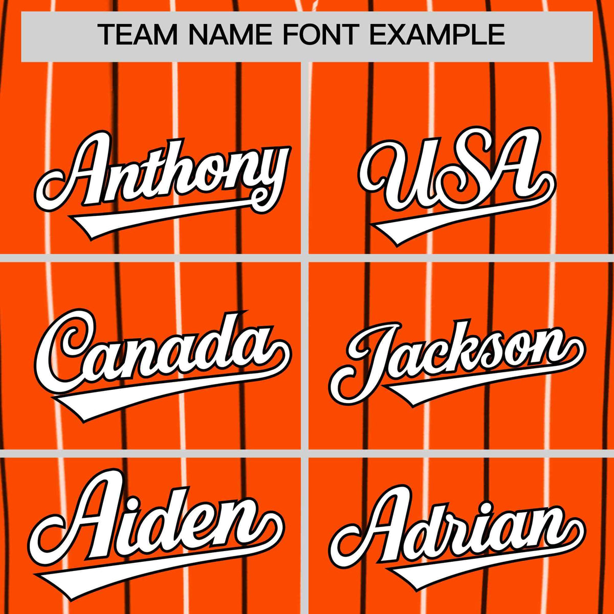 Custom Orange White and Black Bi-Color Stripes Fashion Authentic Baseball Jersey