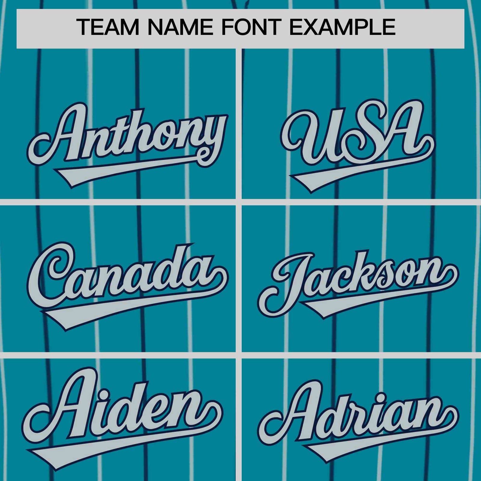 Custom Teal Navy and Gray Bi-Color Stripes Fashion Authentic Baseball Jersey