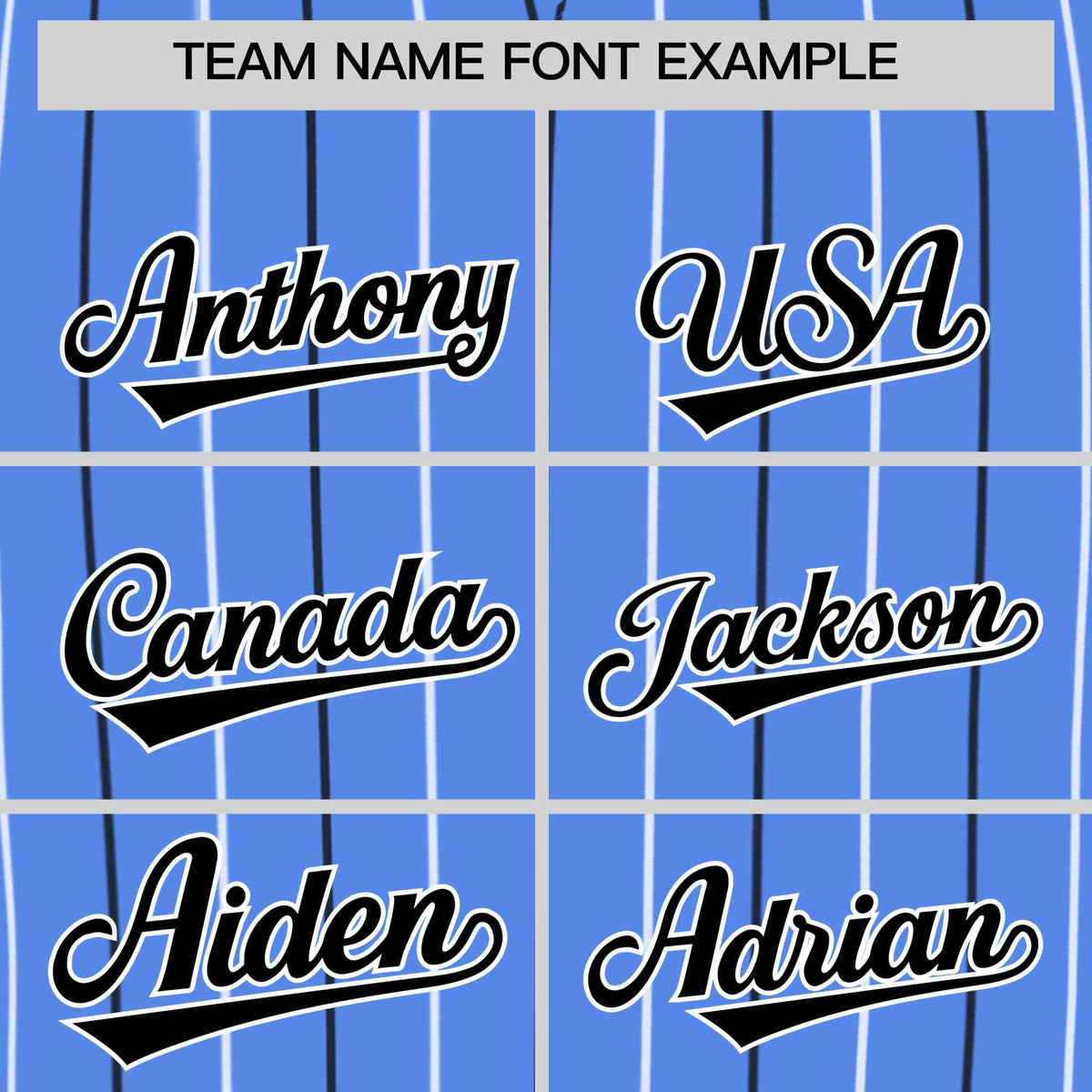 Custom Powder Blue White and Black Bi-Color Stripes Fashion Authentic Baseball Jersey