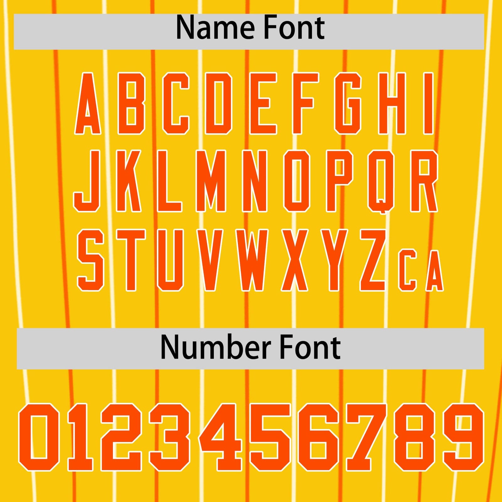 Custom Gold Orange and White Bi-Color Stripes Fashion Authentic Baseball Jersey