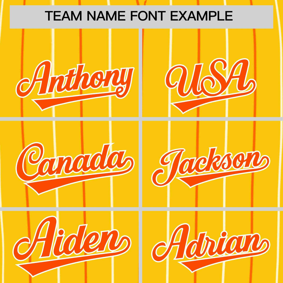 Custom Gold Orange and White Bi-Color Stripes Fashion Authentic Baseball Jersey