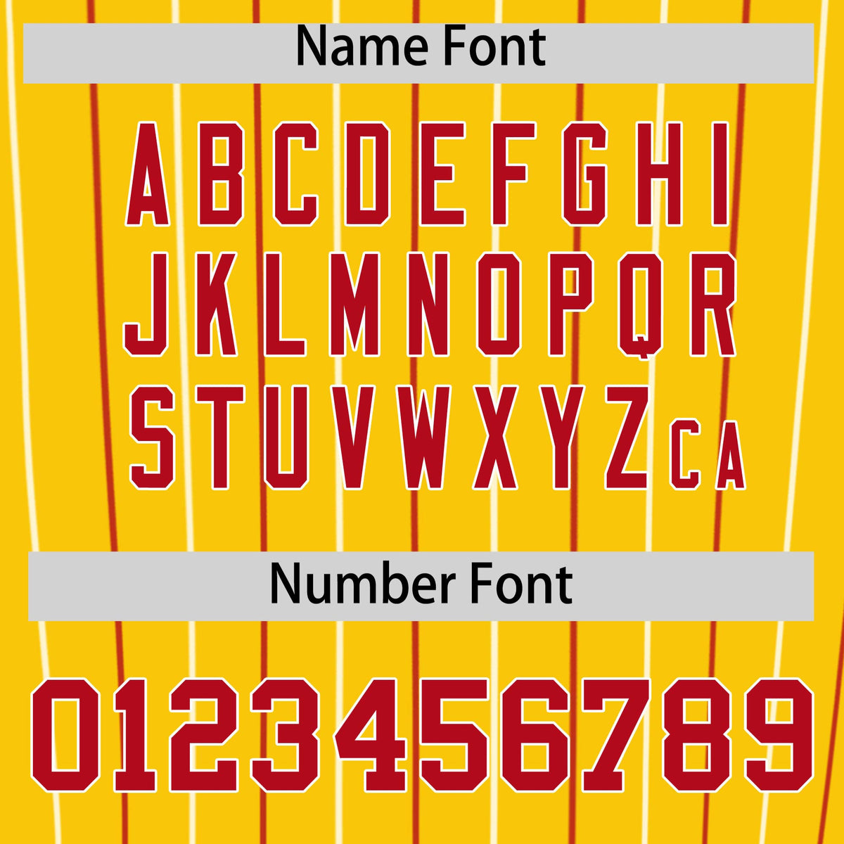 Custom Gold Red and White Bi-Color Stripes Fashion Authentic Baseball Jersey