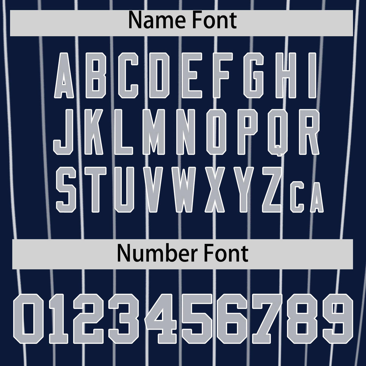 Custom Navy Gray and White Bi-Color Stripes Fashion Authentic Baseball Jersey