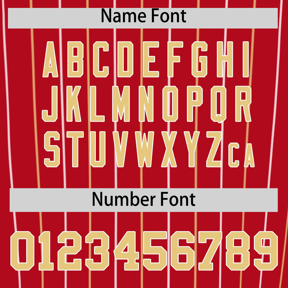 Custom Red Khaki and White Bi-Color Stripes Fashion Authentic Baseball Jersey