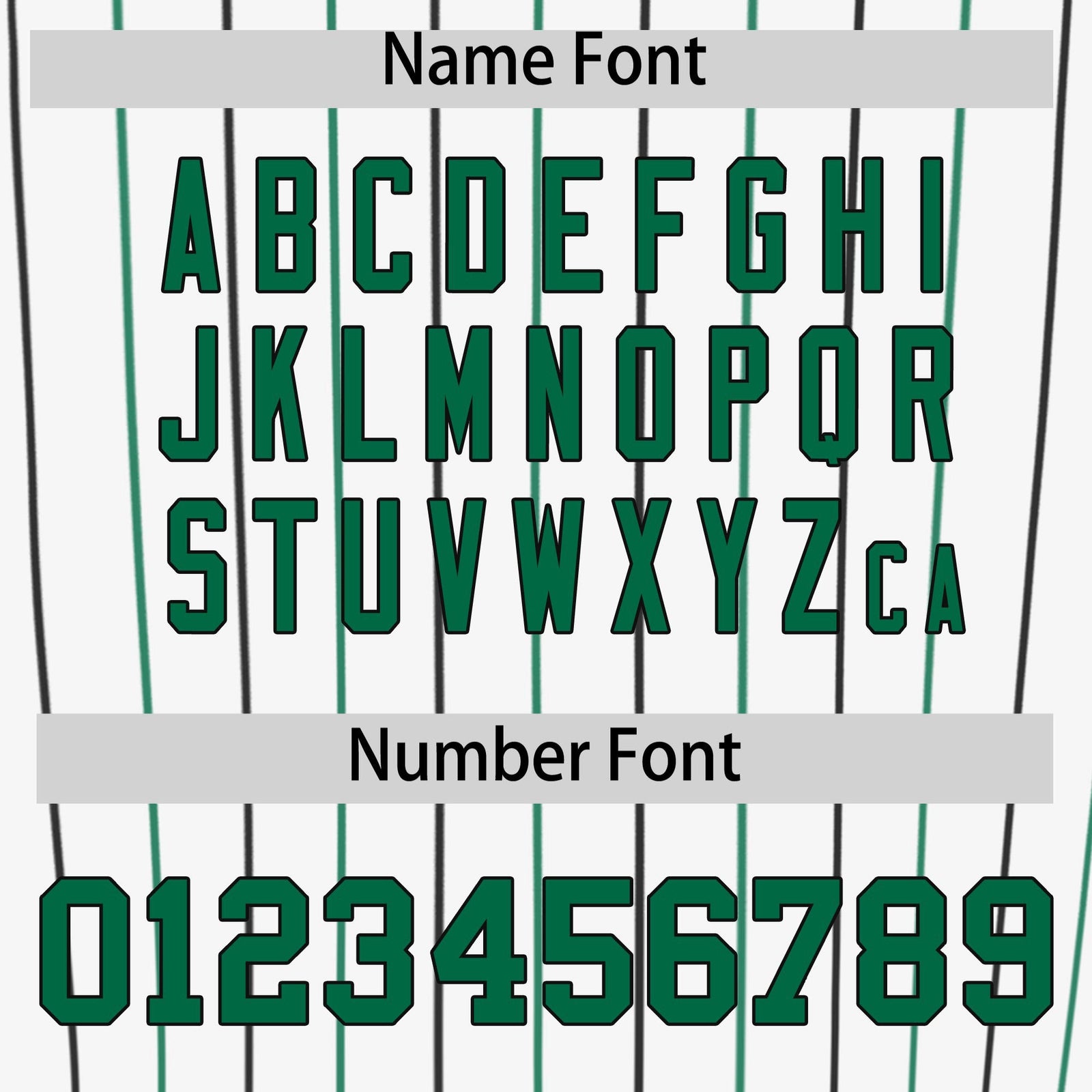 Custom White Kelly Green and Black Bi-Color Stripes Fashion Authentic Baseball Jersey