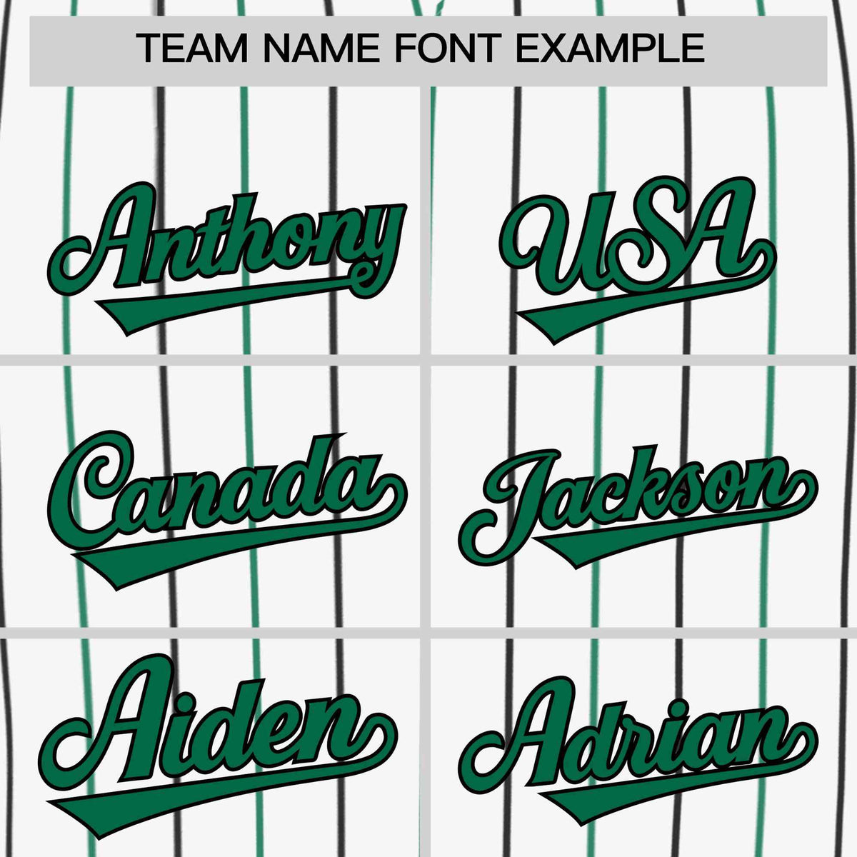 Custom White Kelly Green and Black Bi-Color Stripes Fashion Authentic Baseball Jersey