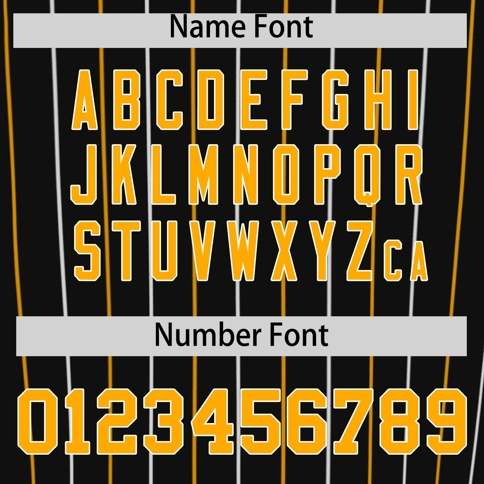 Custom Black White and Yellow Bi-Color Stripes Fashion Authentic Baseball Jersey