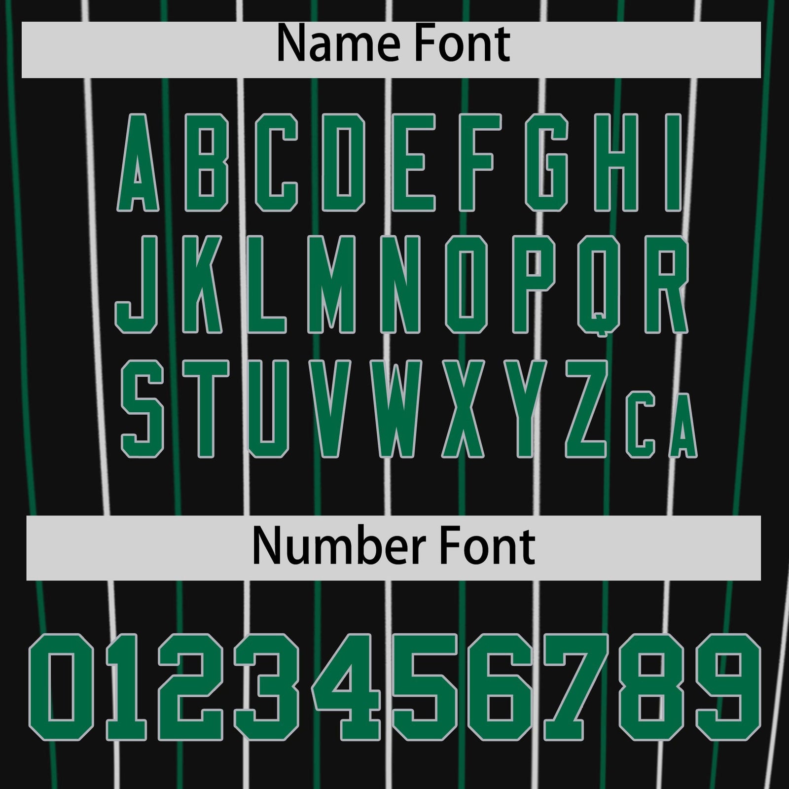 Custom Black Kelly Green and Gray Bi-Color Stripes Fashion Authentic Baseball Jersey