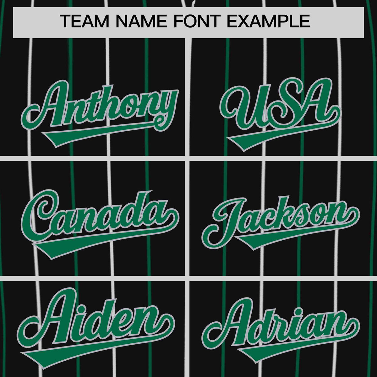 Custom Black Kelly Green and Gray Bi-Color Stripes Fashion Authentic Baseball Jersey