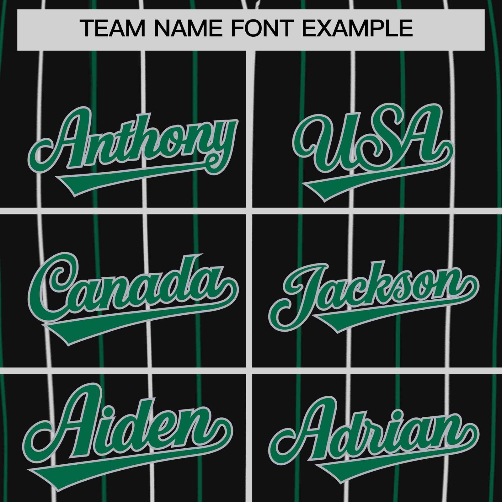 Custom Black Kelly Green and Gray Bi-Color Stripes Fashion Authentic Baseball Jersey