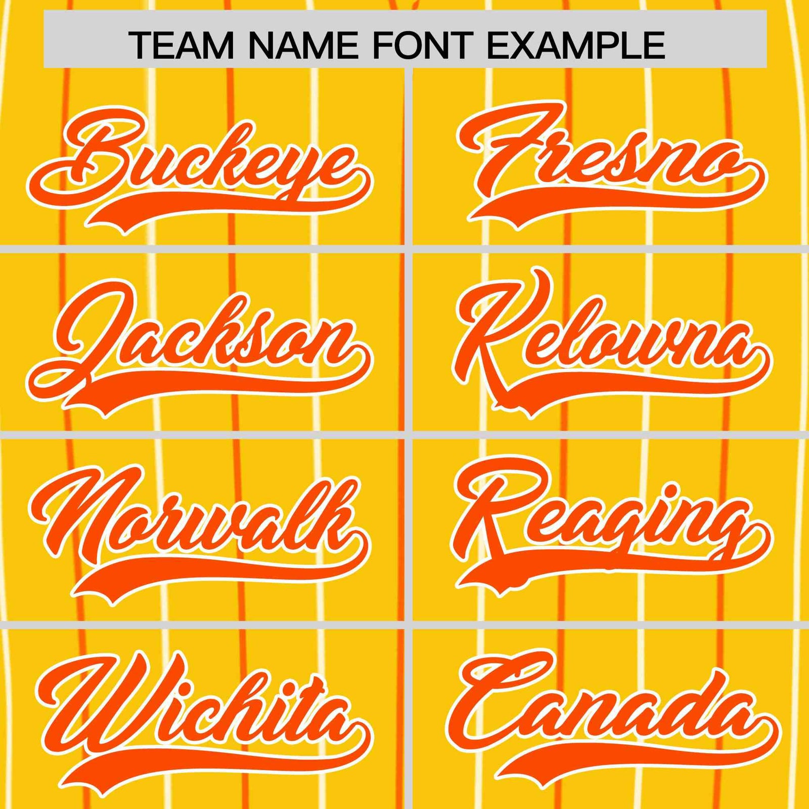 Custom Gold Orange and White Bi-Color Stripes Fashion Authentic Baseball Jersey