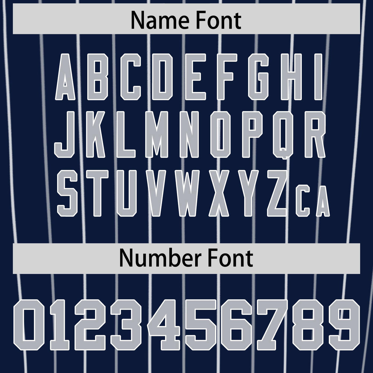 Custom Navy Gray and White Bi-Color Stripes Fashion Authentic Baseball Jersey