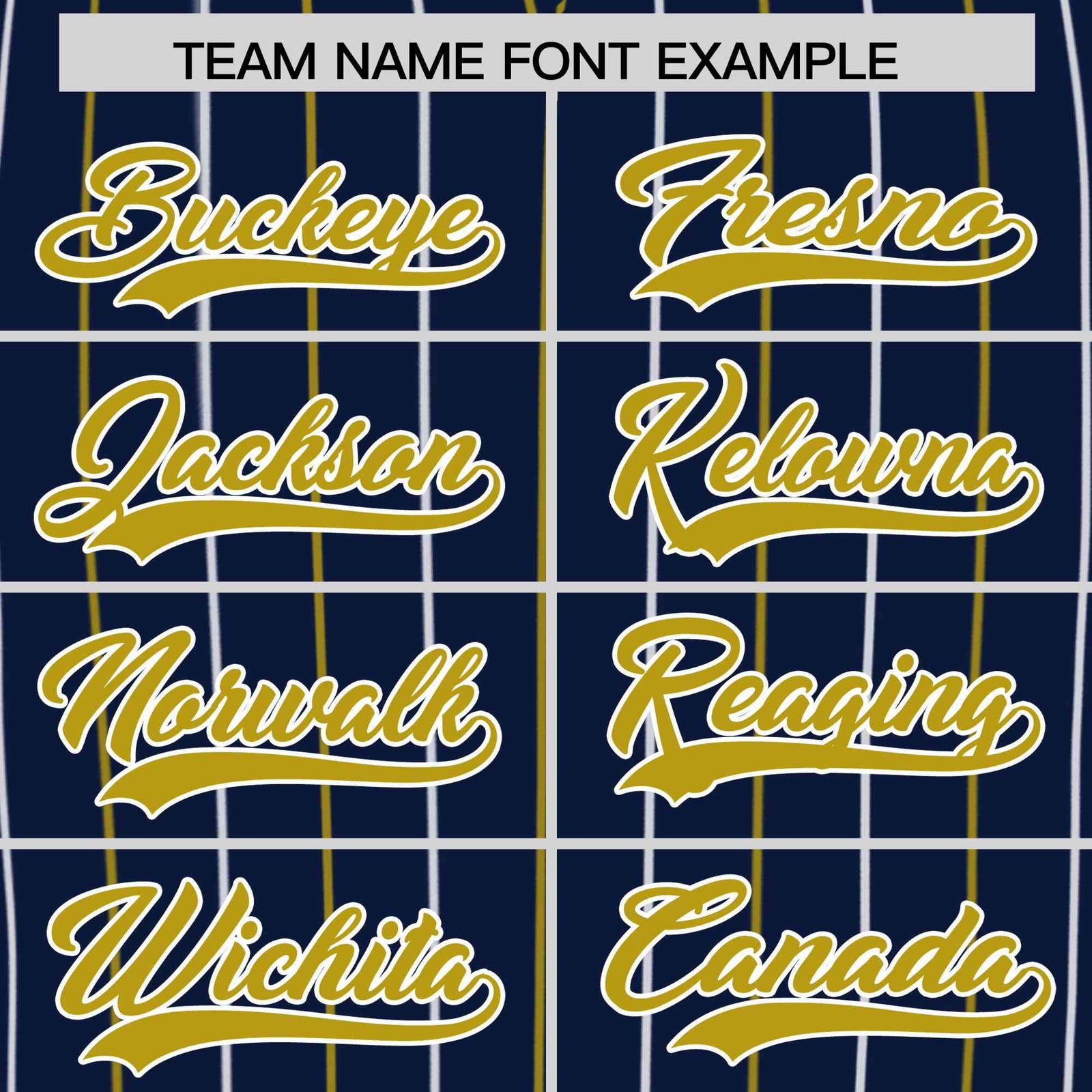 Custom Navy Old Gold and White Bi-Color Stripes Fashion Authentic Baseball Jersey
