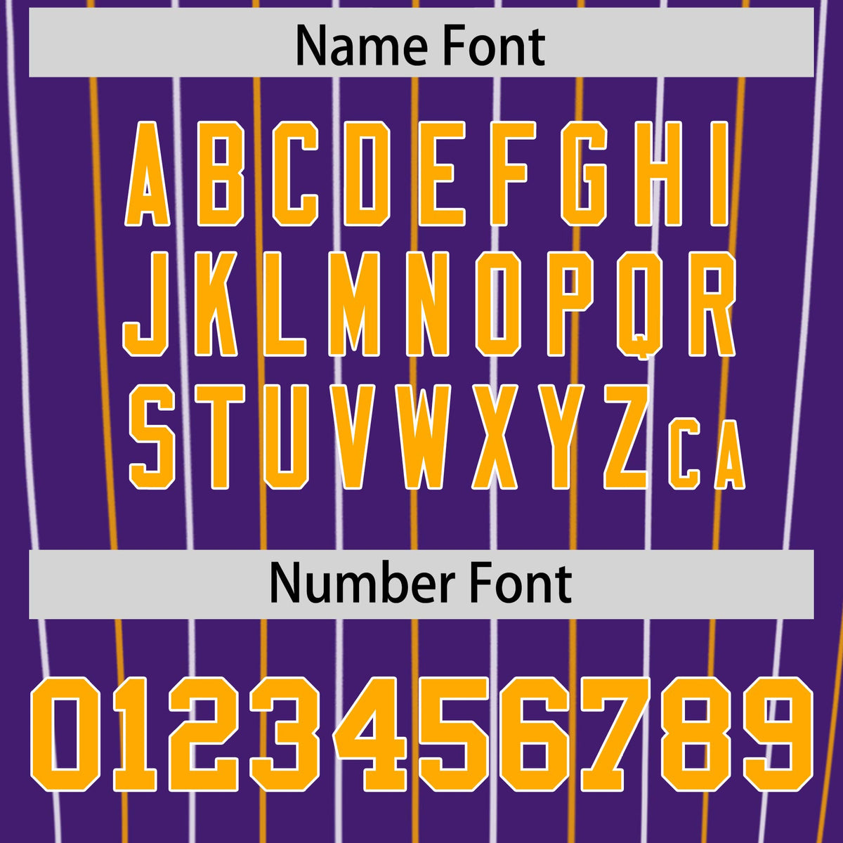 Custom Purple Yellow and White Bi-Color Stripes Fashion Authentic Baseball Jersey