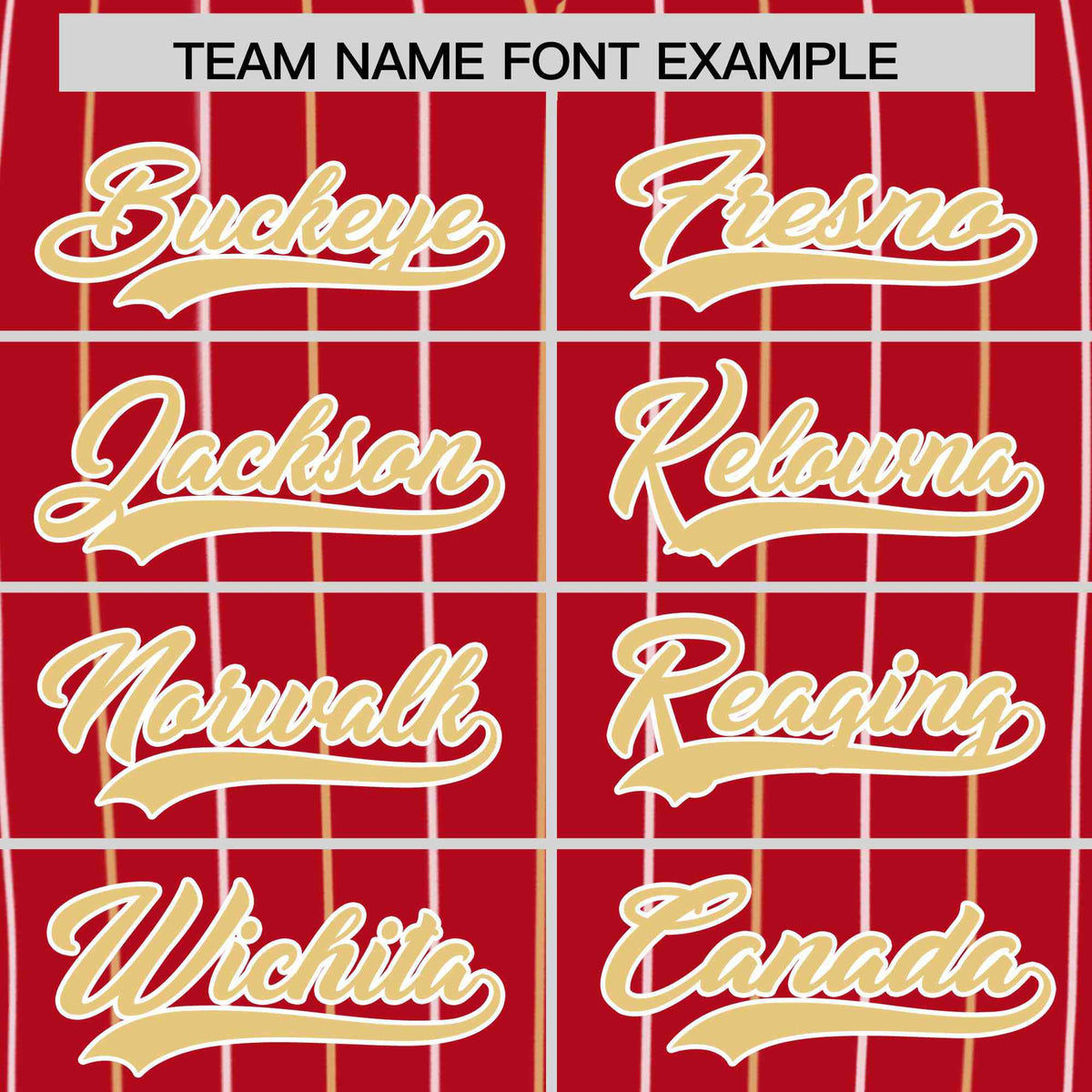 Custom Red Khaki and White Bi-Color Stripes Fashion Authentic Baseball Jersey