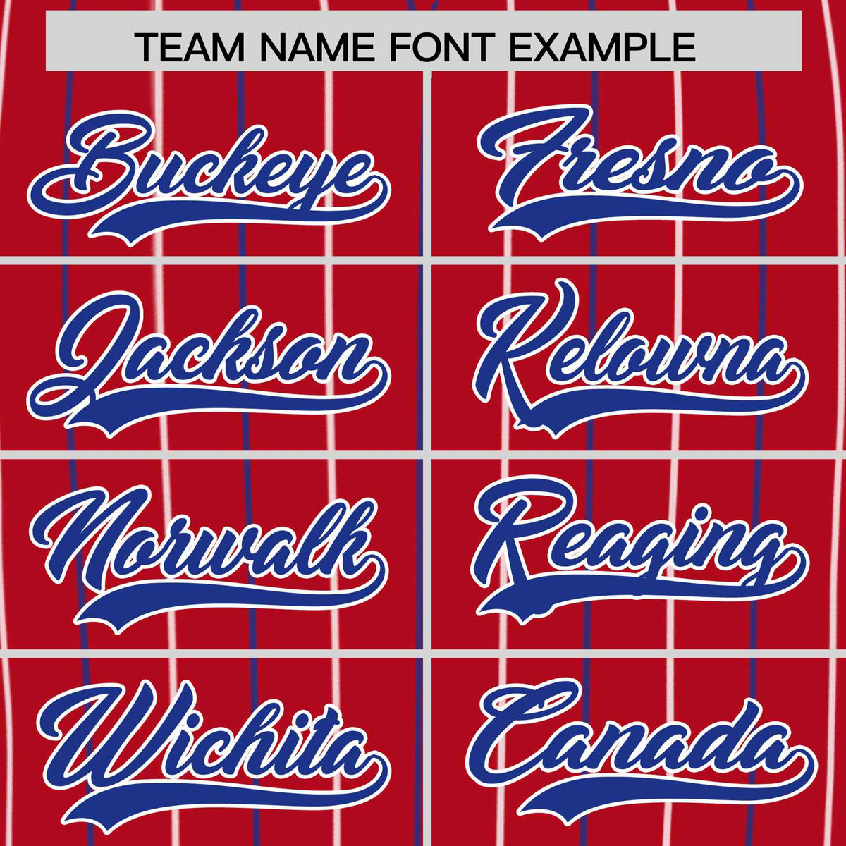 Custom Red Royal and White Bi-Color Stripes Fashion Authentic Baseball Jersey