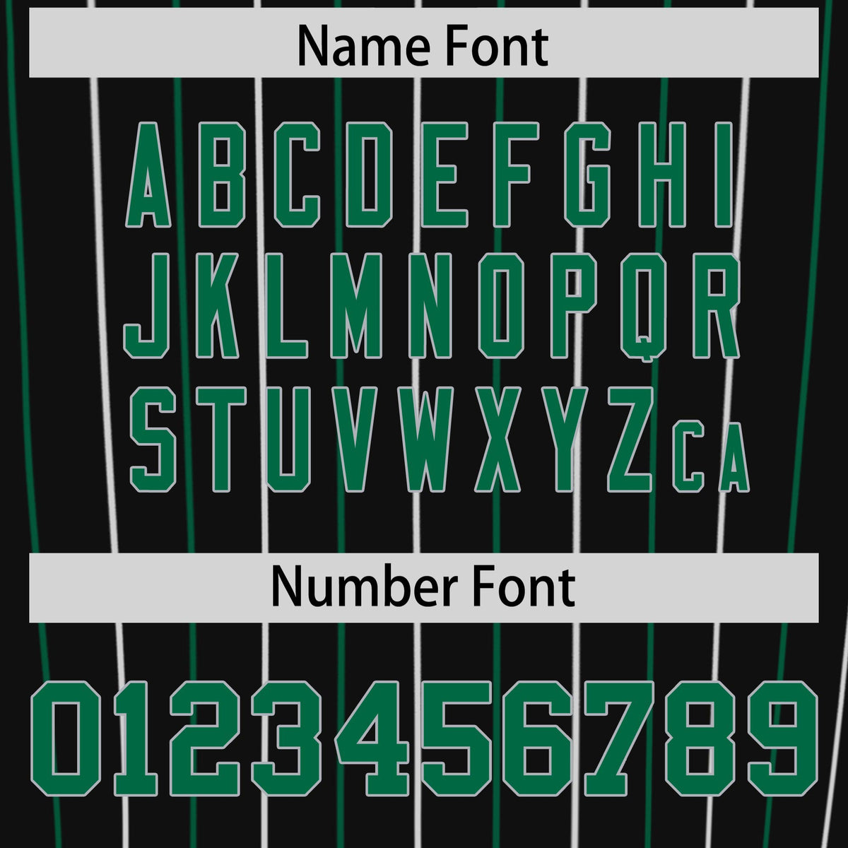 Custom Black Kelly Green and Gray Bi-Color Stripes Fashion Authentic Baseball Jersey