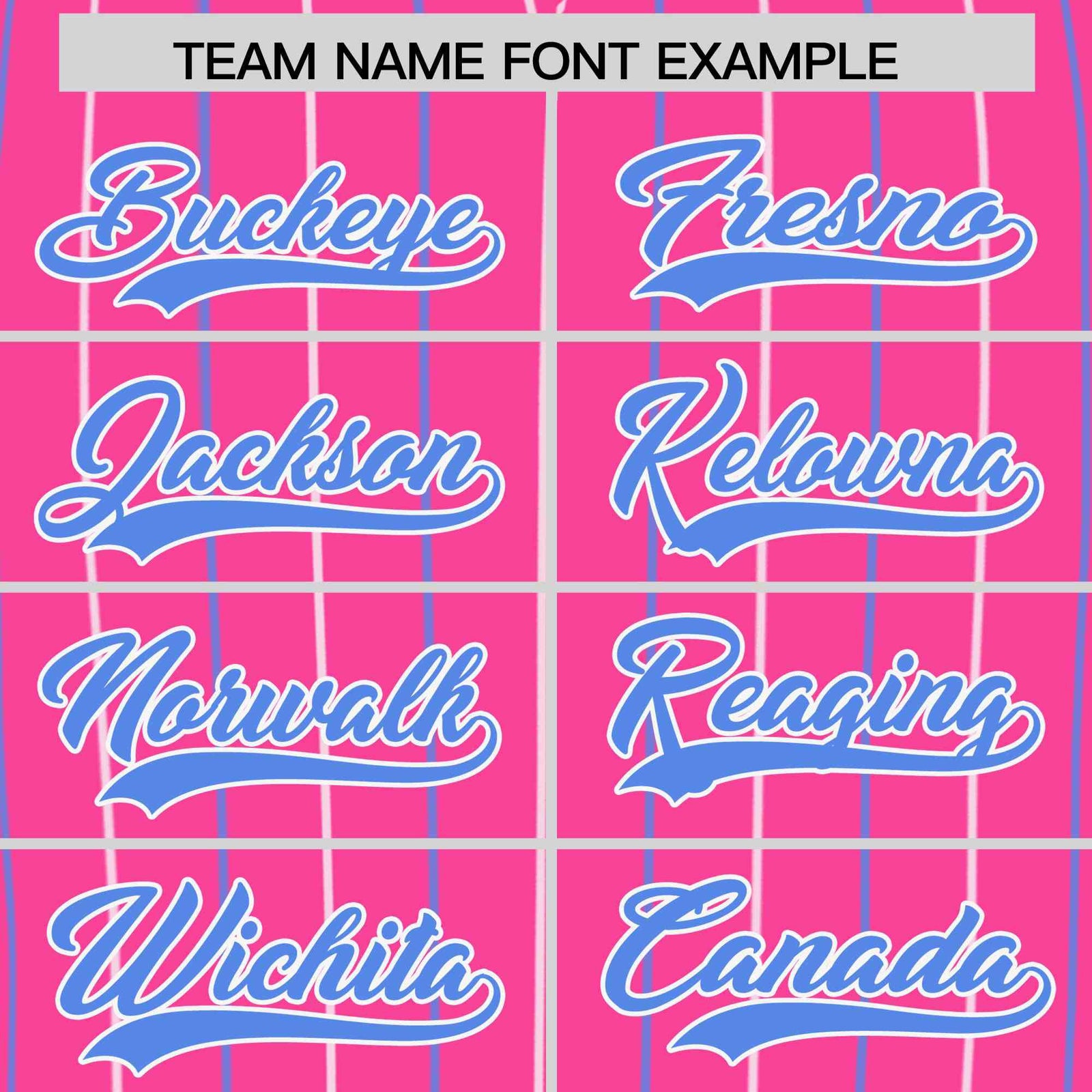 Custom Pink White and Powder Blue Bi-Color Stripes Fashion Authentic Baseball Jersey