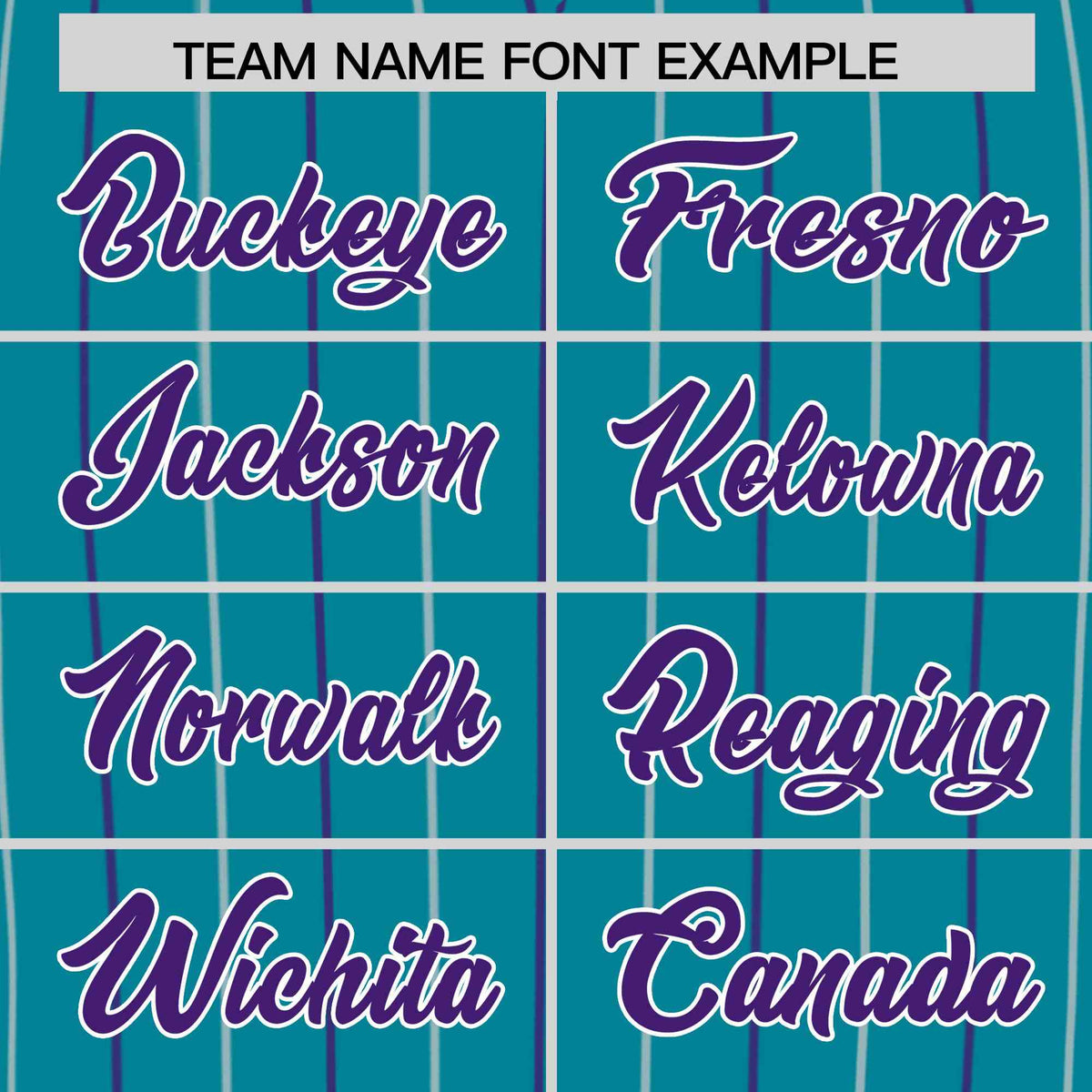Custom Teal White and Purple Bi-Color Stripes Fashion Authentic Baseball Jersey