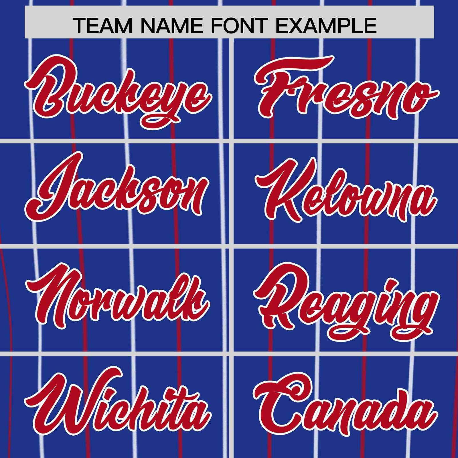 Custom Royal Red and White Bi-Color Stripes Fashion Authentic Baseball Jersey