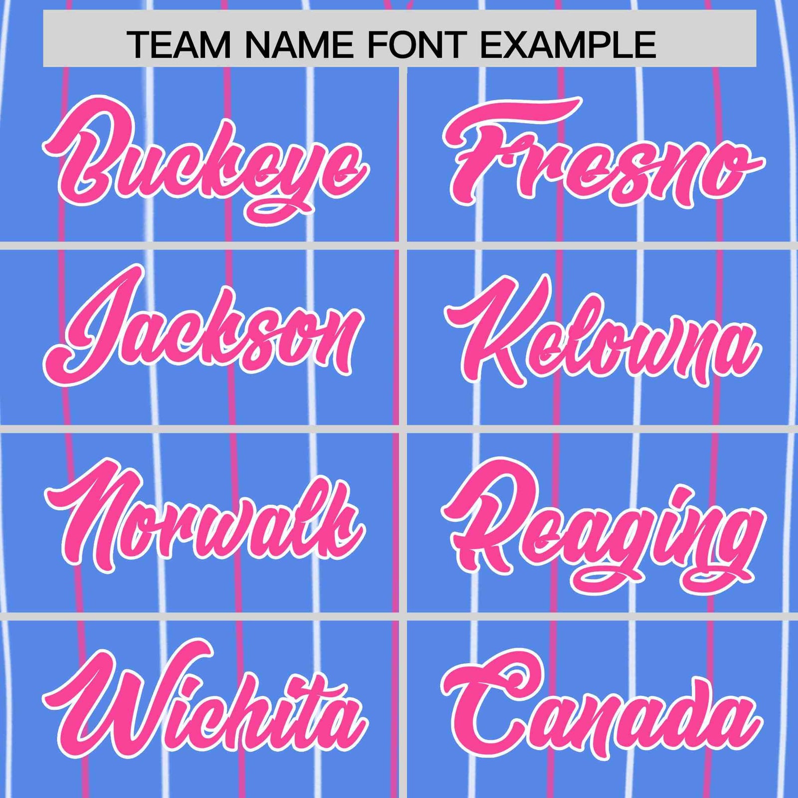 Custom Powder Blue Pink and White Bi-Color Stripes Fashion Authentic Baseball Jersey