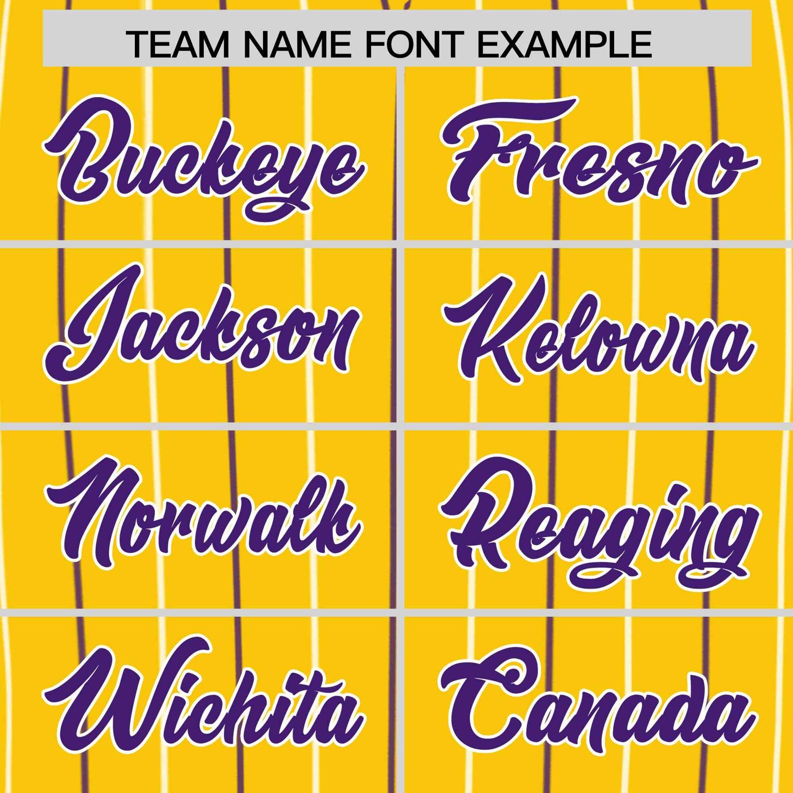 Custom Gold Purple and White Bi-Color Stripes Fashion Authentic Baseball Jersey