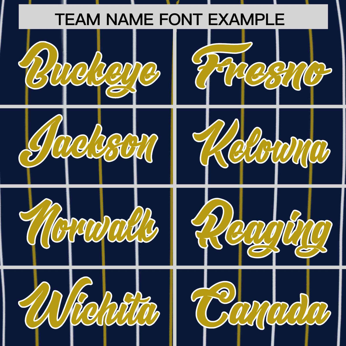 Custom Navy Old Gold and White Bi-Color Stripes Fashion Authentic Baseball Jersey