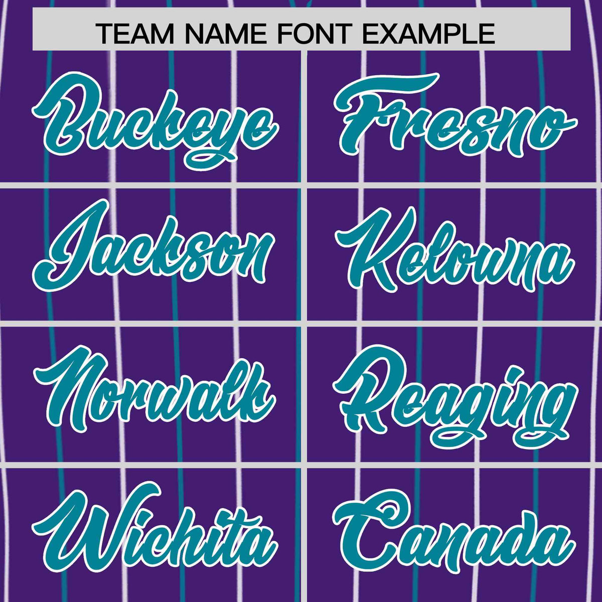 Custom Purple Teal and White Bi-Color Stripes Fashion Authentic Baseball Jersey
