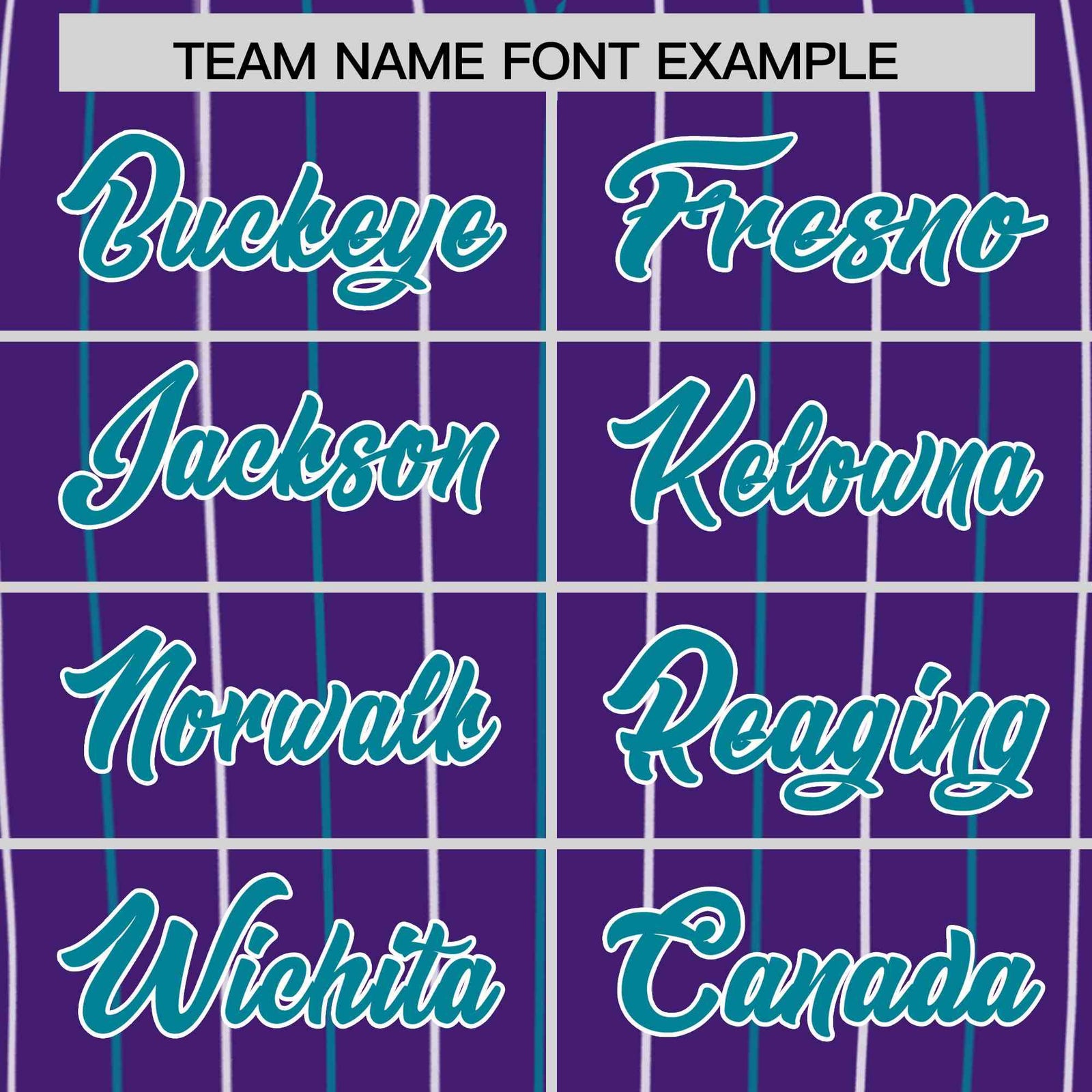 Custom Purple Teal and White Bi-Color Stripes Fashion Authentic Baseball Jersey