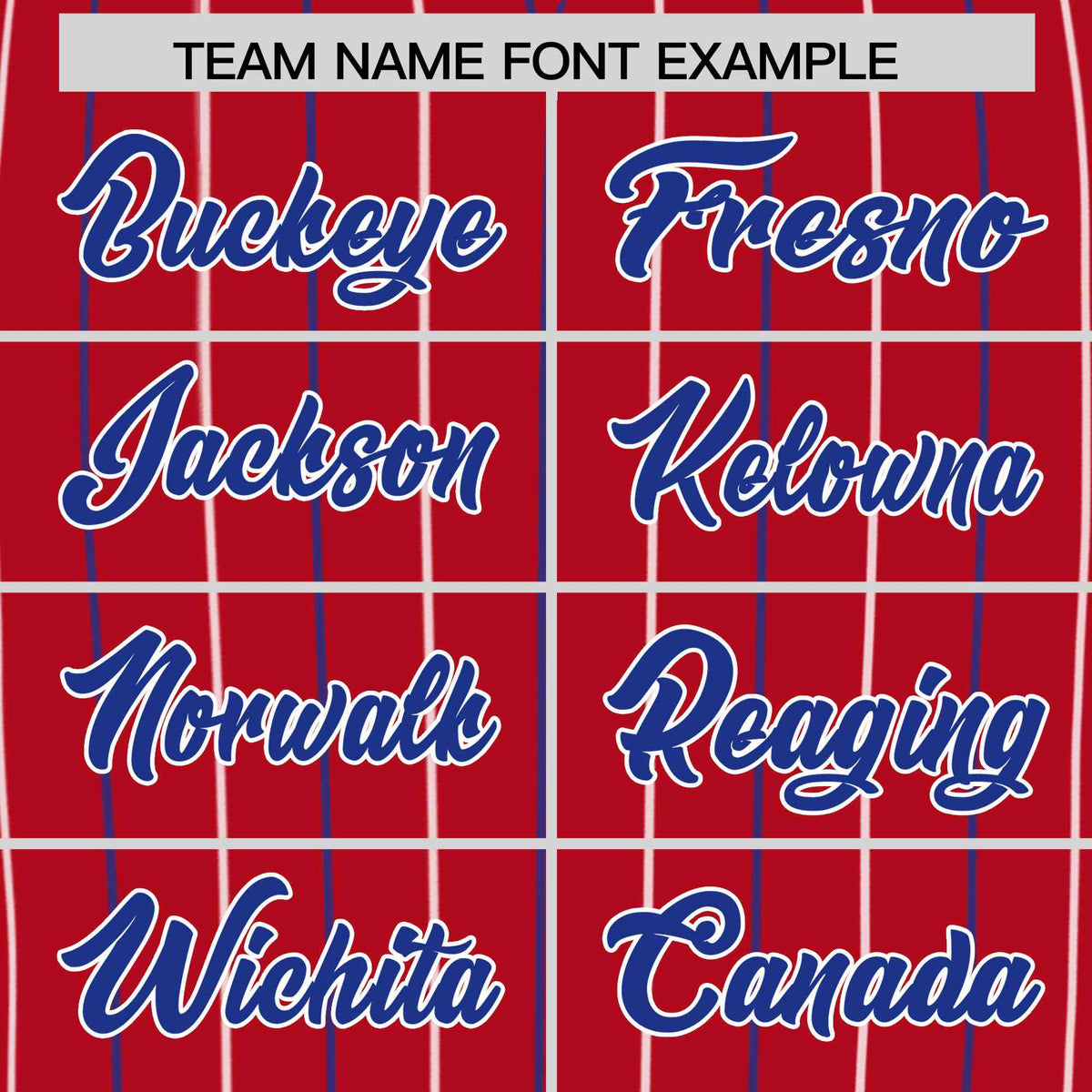 Custom Red Royal and White Bi-Color Stripes Fashion Authentic Baseball Jersey