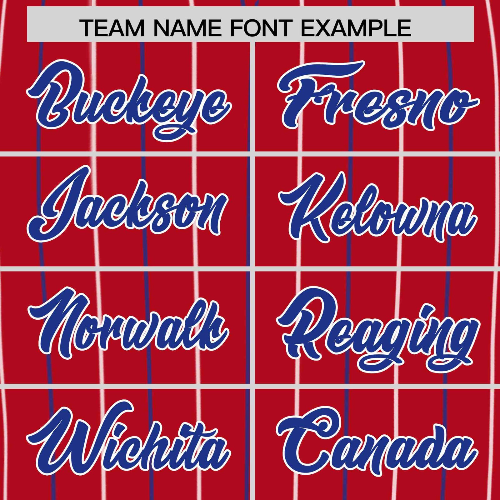 Custom Red Royal and White Bi-Color Stripes Fashion Authentic Baseball Jersey